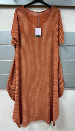 Load image into Gallery viewer, Stripe parachute dress
