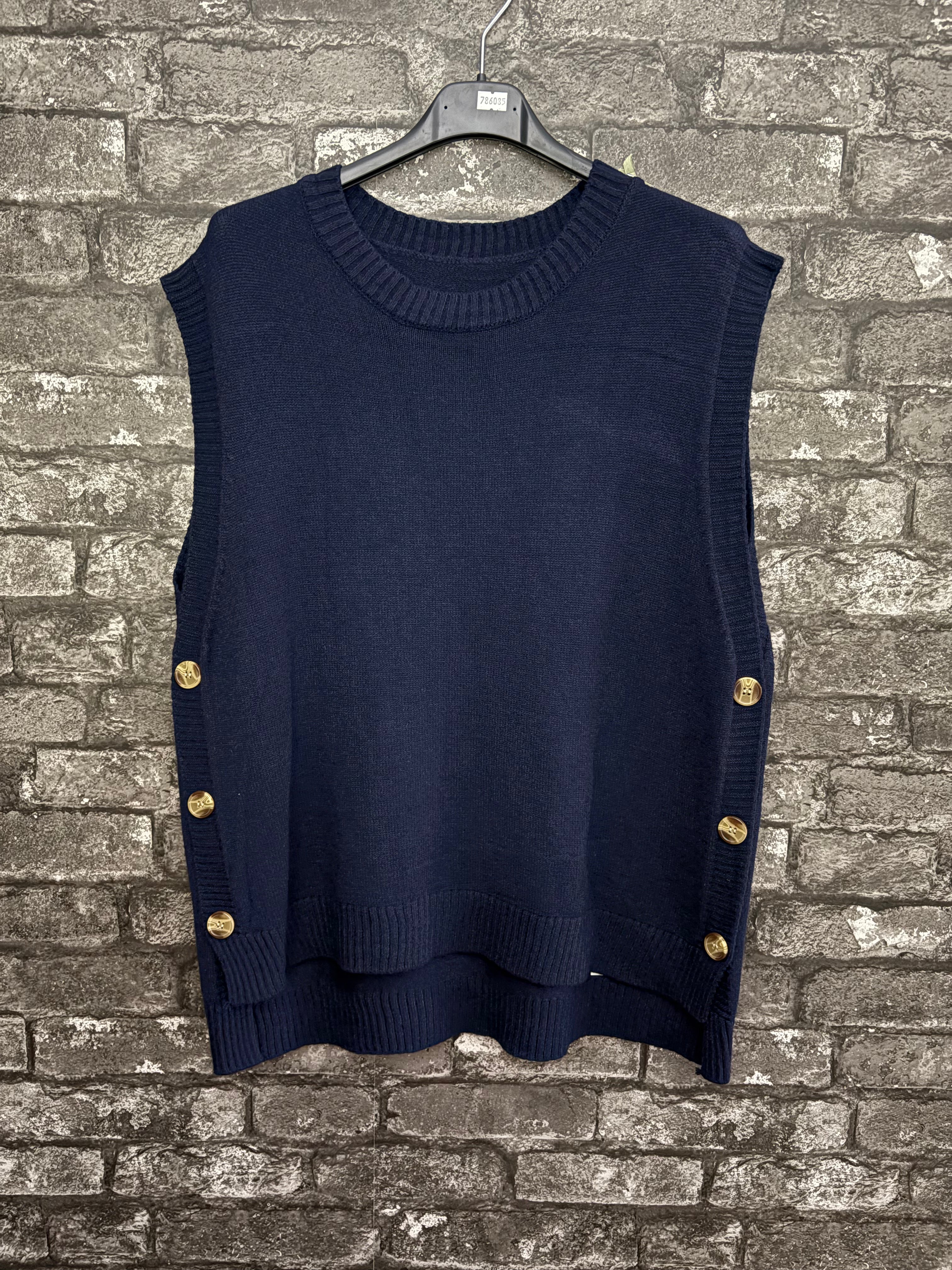 3 Button Tank Top